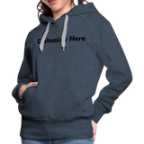 Women’s Premium Hoodie - heather denim