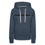 Women’s Premium Hoodie - heather denim