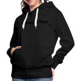 Women’s Premium Hoodie - charcoal grey