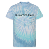 Unisex Tie Dye T-Shirt - blue lagoon