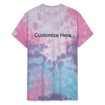 Unisex Tie Dye T-Shirt - cotton candy