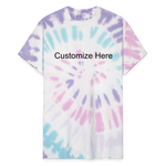 Unisex Tie Dye T-Shirt - Pastel Spiral