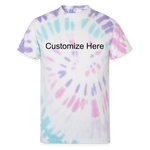 Unisex Tie Dye T-Shirt - Pastel Spiral