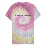 Unisex Tie Dye T-Shirt - Desert Rose