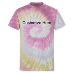 Unisex Tie Dye T-Shirt - Desert Rose