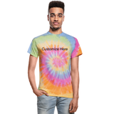 Unisex Tie Dye T-Shirt - rainbow