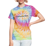 Unisex Tie Dye T-Shirt - rainbow