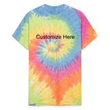 Unisex Tie Dye T-Shirt - rainbow