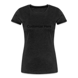 Women’s Premium Organic T-Shirt - charcoal grey