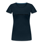 Women’s Premium Organic T-Shirt - deep navy