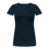 Women’s Premium Organic T-Shirt - deep navy