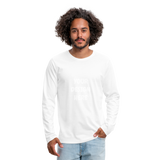 Men's Premium Long Sleeve T-Shirt - white