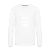 Men's Premium Long Sleeve T-Shirt - white