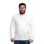 Men's Premium Long Sleeve T-Shirt - white