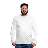 Men's Premium Long Sleeve T-Shirt - white