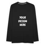 Men's Premium Long Sleeve T-Shirt - black