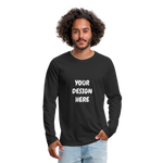 Men's Premium Long Sleeve T-Shirt - black