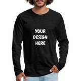 Men's Premium Long Sleeve T-Shirt - charcoal grey