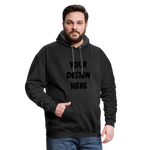 Contrast Hoodie - black/asphalt