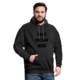 Contrast Hoodie - black/asphalt