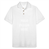 Men's Pique Polo Shirt - white