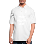 Men's Pique Polo Shirt - white