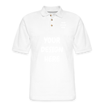 Men's Pique Polo Shirt - white