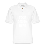 Men's Pique Polo Shirt - white