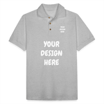 Men's Pique Polo Shirt - heather gray