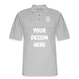 Men's Pique Polo Shirt - heather gray