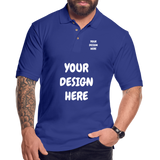 Men's Pique Polo Shirt - royal blue