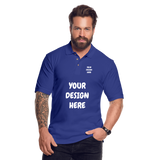 Men's Pique Polo Shirt - royal blue