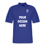 Men's Pique Polo Shirt - royal blue