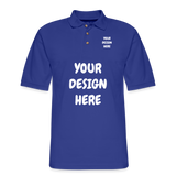 Men's Pique Polo Shirt - royal blue