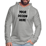 Unisex Lightweight Terry Hoodie - heather gray