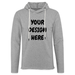 Unisex Lightweight Terry Hoodie - heather gray