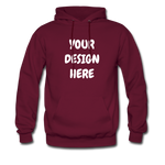 Men's Hoodie - burgundy