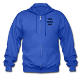 Gildan Heavy Blend Adult Zip Hoodie - royal blue