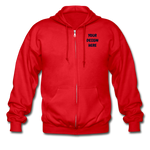 Gildan Heavy Blend Adult Zip Hoodie - red