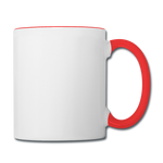 Contrast Coffee Mug - white/red