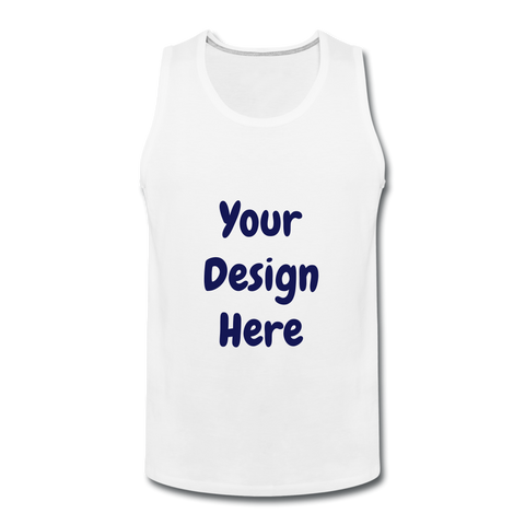 Men’s Premium Tank - white