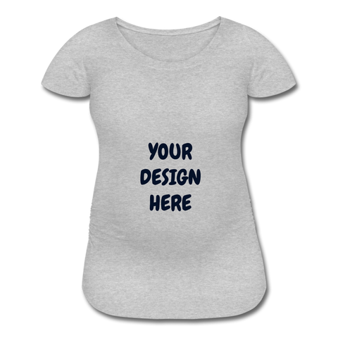 Women’s Maternity T-Shirt - heather gray