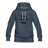 Women’s Premium Hoodie - heather denim