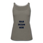 Women’s Premium Tank Top - asphalt gray