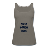 Women’s Premium Tank Top - asphalt gray