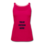 Women’s Premium Tank Top - dark pink