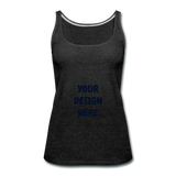 Women’s Premium Tank Top - charcoal gray