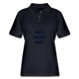 Women's Pique Polo Shirt - midnight navy