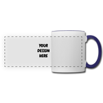 Panoramic Mug - white/cobalt blue