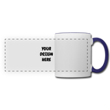 Panoramic Mug - white/cobalt blue